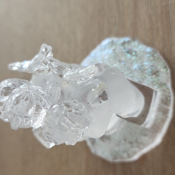 Frosted Acrylic Cherub Carolers Ornament - Picture 7 of 8